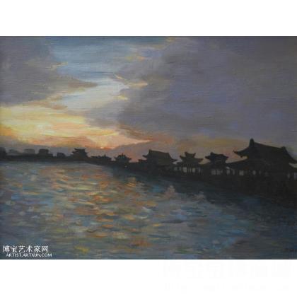 朱浩烈 韩江印象 类别: 风景油画J